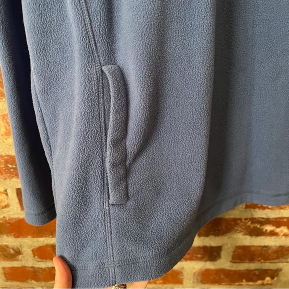Croft & Barrow Blue Fleece 1/4 Zip Pullover - Picture 4 of 4